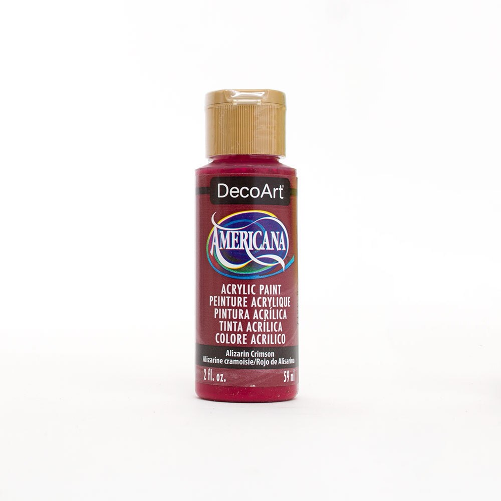 DecoArt, Americana, Acrylic, Paint, 2oz, Alizarin Crimson